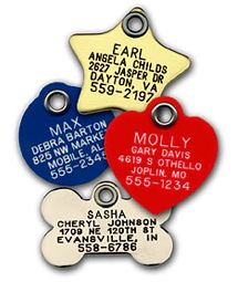 Use ID tags to identify your pet