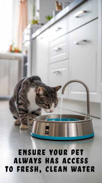 Hydration is just as important in the winter as it is in the summer, but pets may drink less water when it’s cold.