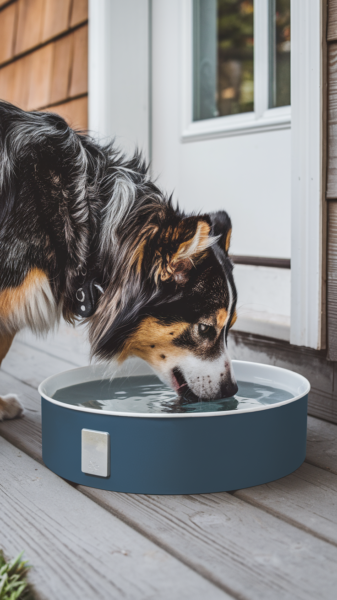 Outdoor pets need access to fresh, unfrozen water at all times. Use a heated water bowl or regularly check and refill their water supply to ensure it doesn’t freeze.